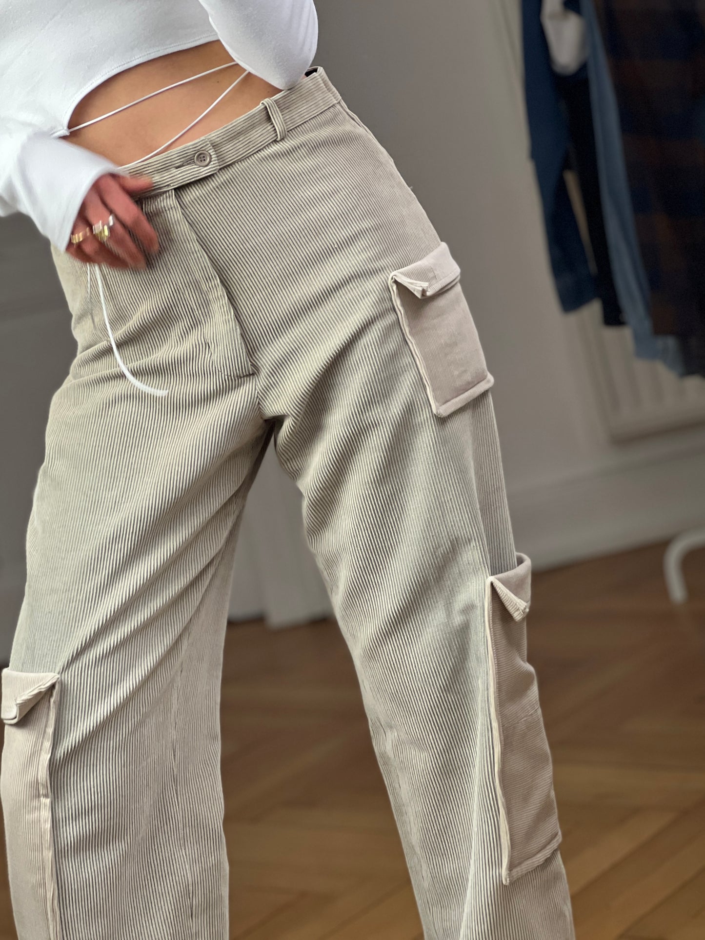 Cargo Pants côtelé N°22